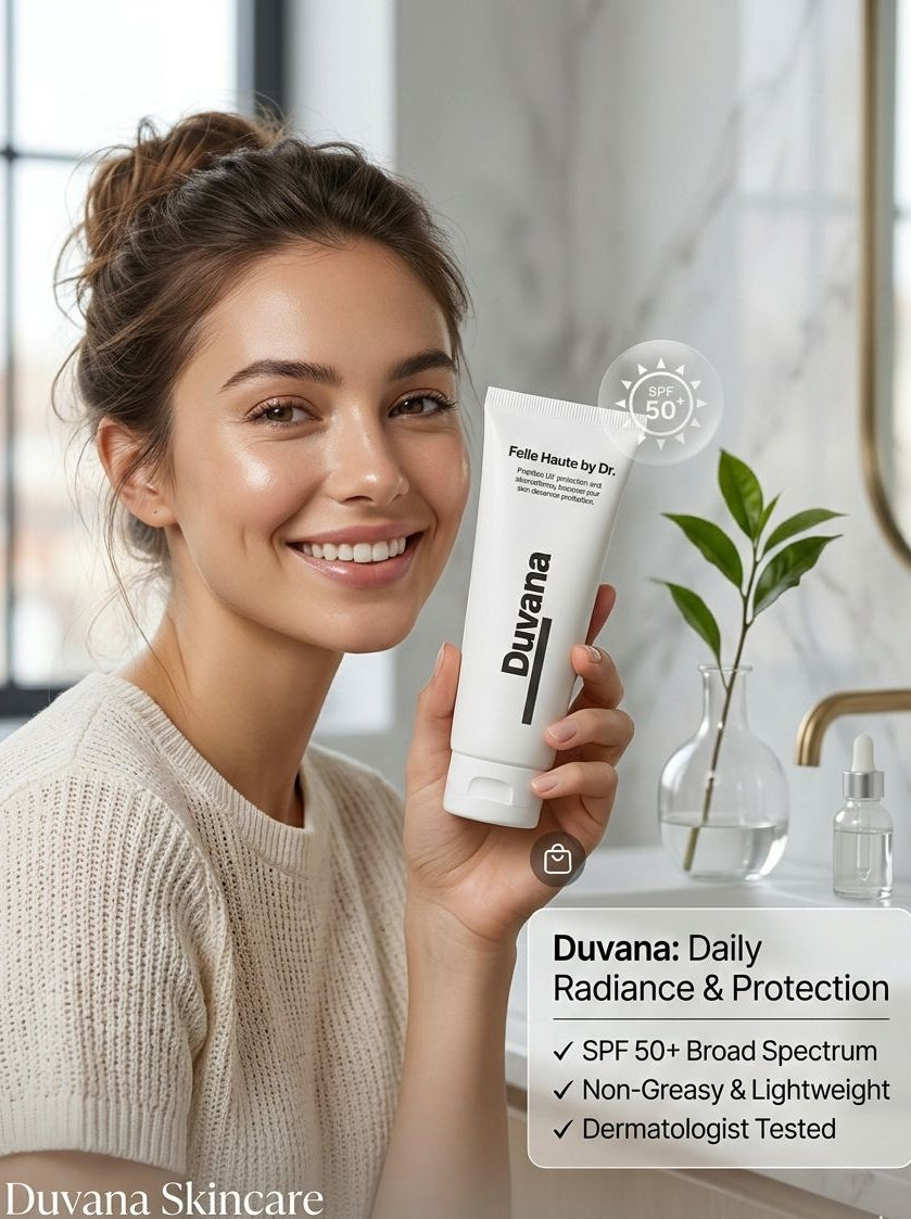Duvana Sun Block SPF 50+ – Advanced UV Protection & Natural Radiance