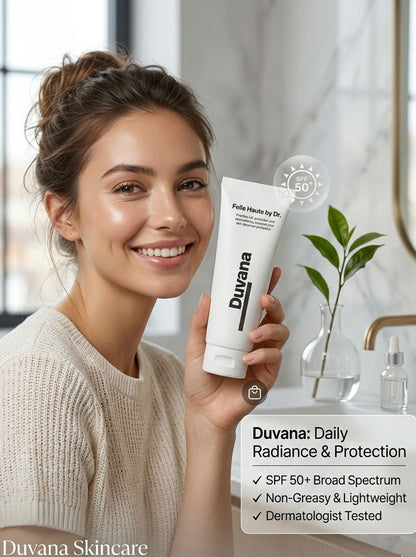 Duvana Sun Block SPF 50+ – Advanced UV Protection & Natural Radiance